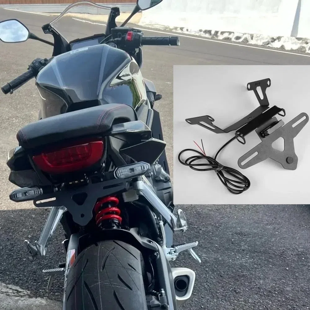 Uchwyt tablicy rejestracyjnej do CBR 650R, zintegrowany uchwyt tylnego światła, tylny błotnik do CBR650R 2021 2022 2023, akcesoria motocyklowe