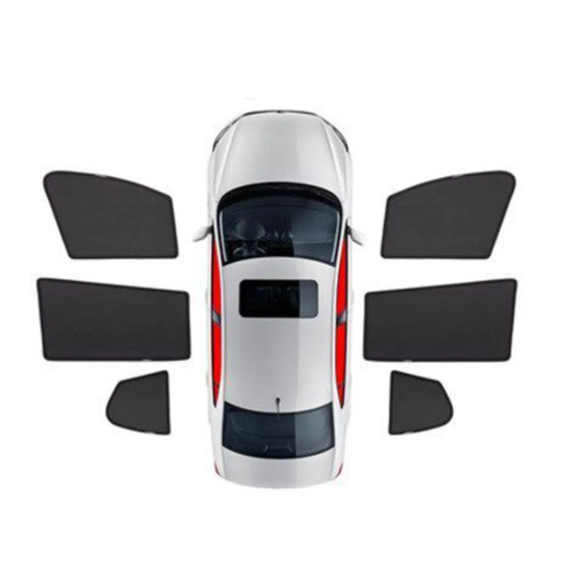 Osłona przeciwsłoneczna do samochodu Chevrolet Malibu Sedan 2012 2013 2014 2015 2016, niestandardowa magnetyczna ochrona przeciwsłoneczna ochrona przeciwsłoneczna blokowanie promieniowania UV, 6