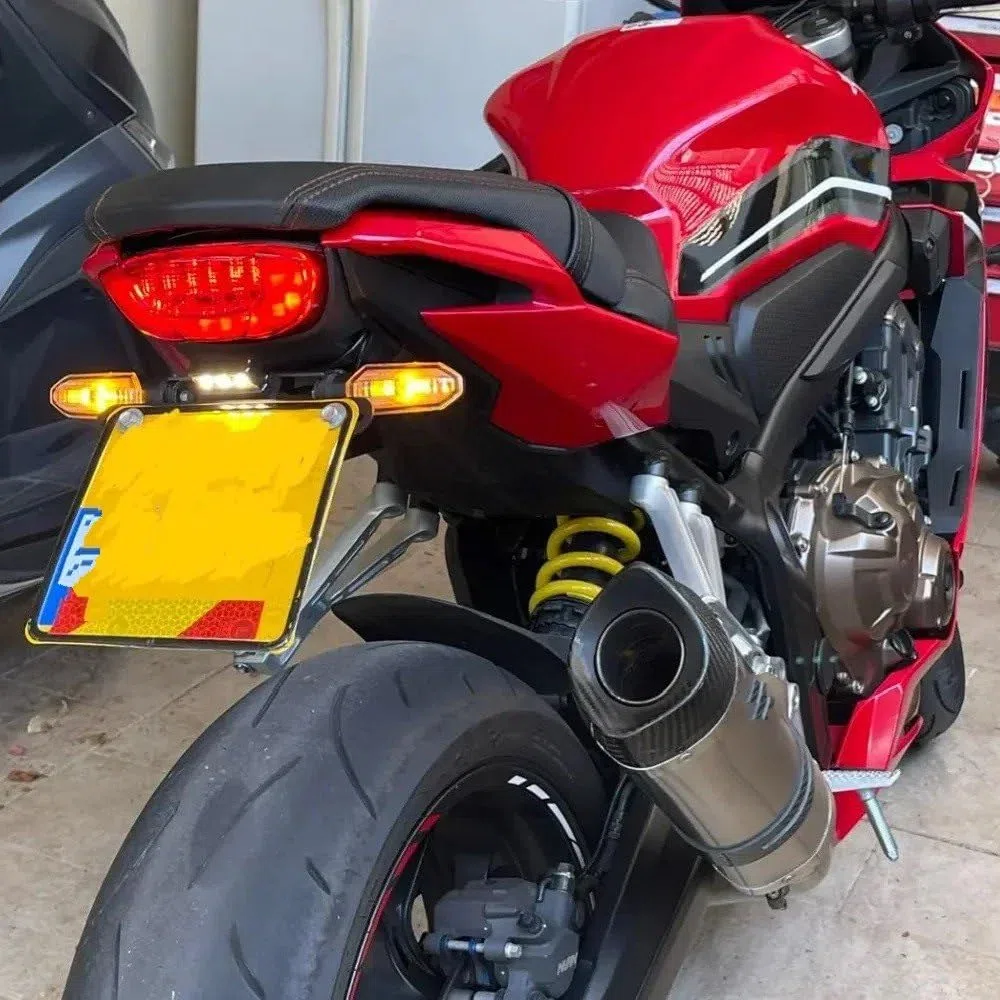Uchwyt tablicy rejestracyjnej do CBR 650R, zintegrowany uchwyt tylnego światła, tylny błotnik do CBR650R 2021 2022 2023, akcesoria motocyklowe
